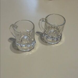 Clear Shot Glass Mug Set